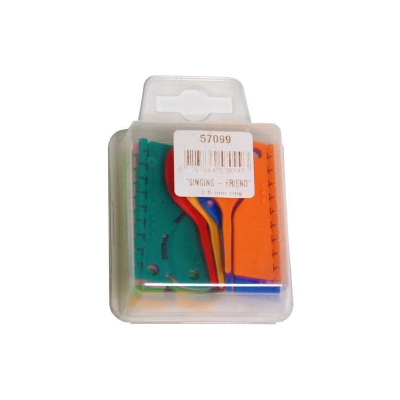 10x10 Bagues Ouvertes En Plastique Pour Exotiques Taille : 2,5mm Couleurs : 10 Différentes 3 10x10 Bagues Ouvertes En Plastique Pour Exotiques Taille : 2,5mm Couleurs : 10 Différentes