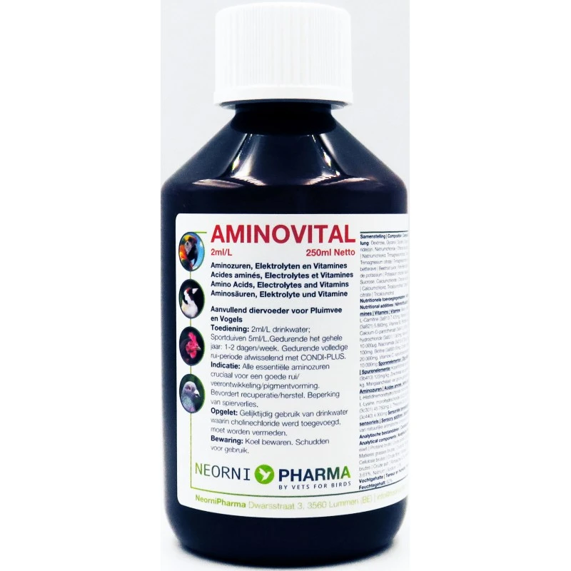Aminovital 250ml - Neornipharma 3 Aminovital 250ml - Neornipharma