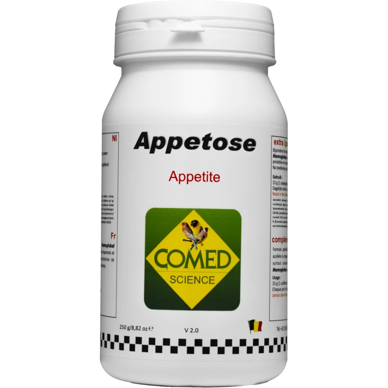 Appetose Bird, Stimulateur D'appétit 250gr - Comed 3 Appetose Bird, Stimulateur D'appétit 250gr - Comed