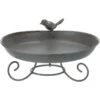 Baignoire à Poser En Métal 800ml/22cm - Trixie -Oiseau Fournitures Boutique baignoire a poser en metal 800ml 22cm trixie 55510 trixie abreuvoir 800ml 22cm en metal revetement poudre