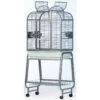 Cage Chromée Pour Perruches Avec Pied - Parma -Oiseau Fournitures Boutique cage chromee pour perruches avec pied parma 15551 kinlys dimensions 68 x 51x 154 cm livree avec 2 perchoirs et 3 mangeoires supp