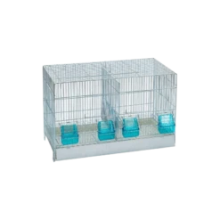 Cage Cova Avec Tiroir En Plastique Et 2 Compartiments 65x34x44cm