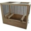 Cage De Chant En Bois 21x24x16cm