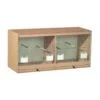 Cage D'élévage En Bois, Facade Avec Portes-mangeoires 80x40x30cm -Oiseau Fournitures Boutique cage delevage en bois facade avec portes mangeoires 80x40x30cm 14733 kinlys cage delevage en bois double facades en metal 4 port