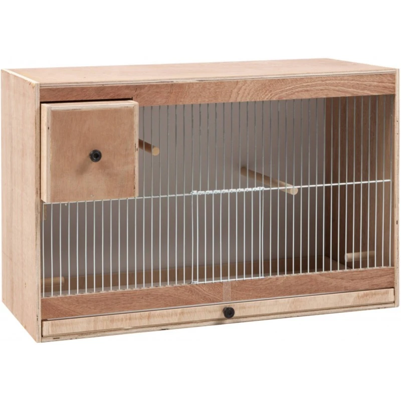 Cage D'élevage En Bois Pour Inséparables Avec Nid 60x40x30cm 3 Cage D'élevage En Bois Pour Inséparables Avec Nid 60x40x30cm