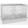 Cage Domus Molinari Blanc 65x34x43cm -Oiseau Fournitures Boutique cage domus molinari blanc 65x34x43cm 1560032 domus molinari cette cage de dimensions 65x34x43 cm est ideale pour les canaris ou