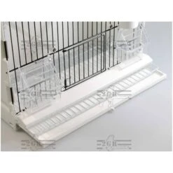 Cage Exposition Plastique 36x17x30cm - 2G-R 10 Cage Exposition Plastique 36x17x30cm - 2G-R -Oiseau Fournitures Boutique cage exposition plastique 36x17x30cm 2g r art 315fn3 2g r cage de preparation avec facade noire 1 porte centrale avec ressort et 2