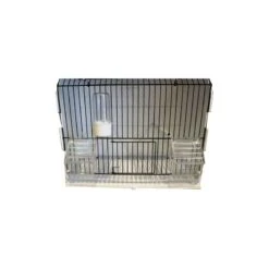 Cage Exposition Plastique 36x17x30cm - 2G-R 13 Cage Exposition Plastique 36x17x30cm - 2G-R -Oiseau Fournitures Boutique cage exposition plastique 36x17x30cm 2g r art 315fn3 2g r cage de preparation avec facade noire 1 porte centrale avec ressort et 5
