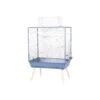 Cage NEOLIFE 80 XL/Bleu - Zolux -Oiseau Fournitures Boutique cage neolife 80 xl bleu zolux 104 153ble zolux cage neolife 80 oiseau bleuun habitat adapte pour perruches et grandes perruches