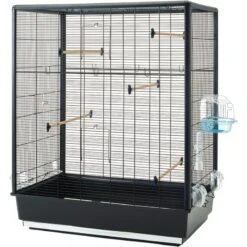 Cage Oiseaux Primo 60 Noir 80x50x115cm 7 Cage Oiseaux Primo 60 Noir 80x50x115cm -Oiseau Fournitures Boutique cage oiseaux primo 60 noir 80x50x115cm 12766 vadigran la cage primo 60 est une cage specialement concue pour les petits oiseaux 1 1