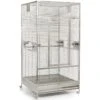 Cage Perroquet En INOX Arkansas I - Montana -Oiseau Fournitures Boutique cage perroquet en inox arkansas i montana arki inox wagner cage perroquet 100 x 100 x 200 cm