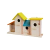 Combi 3 Nichoirs Et 1 Mangeoire Avec Toit De Couleur -Oiseau Fournitures Boutique combi 3 nichoirs et 1 mangeoire avec toit de couleur 17357 kinlys combi 3 nichoirs et 1 mangeoire avec toit de couleur dimension