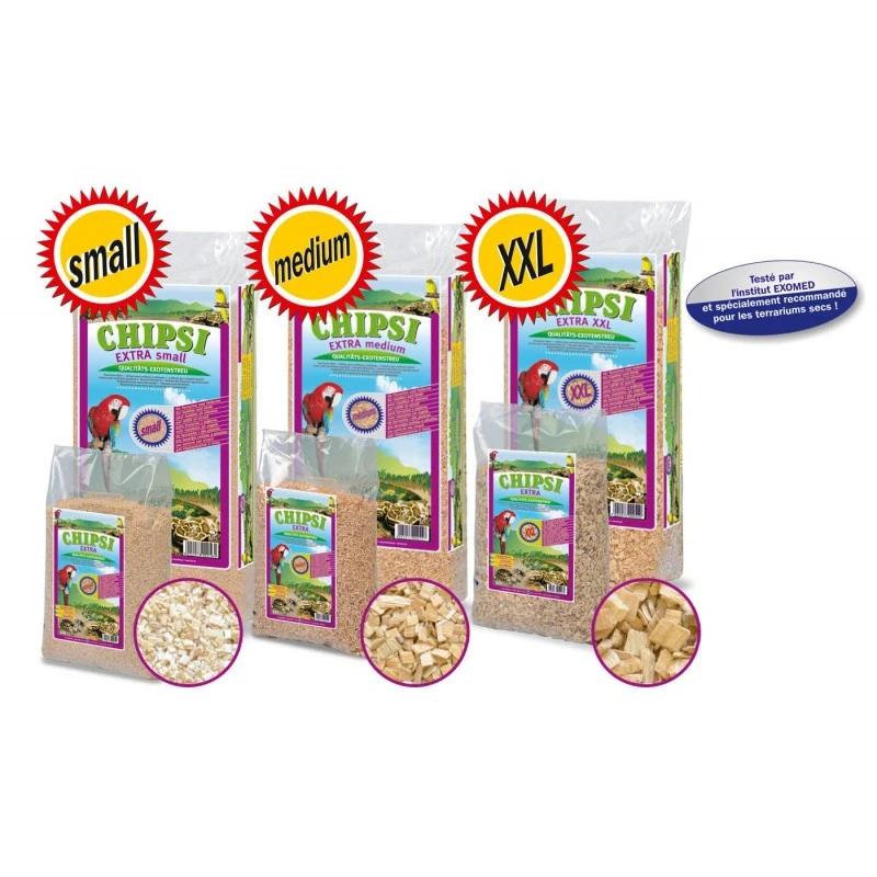 Copeaux De Hêtre Broyé 8mm Extra XXL 15kg - Chipsi 4 Copeaux De Hêtre Broyé 8mm Extra XXL 15kg - Chipsi – Image 2