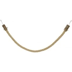 Corde D'escalade En Jute Avec Attache En Acier 5x300cm - Wagner