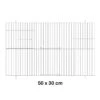 Façade De Cage En Métal 50x30cm - Fauna 2 Façade De Cage En Métal 50x30cm - Fauna -Oiseau Fournitures Boutique facade de cage en metal 50x30cm fauna 14612 fauna birdproducts facade de cage chromee pour la construction de batteries pour bec