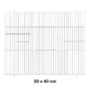 Façade De Cage En Métal 50x40cm - Fauna 1 Façade De Cage En Métal 50x40cm - Fauna -Oiseau Fournitures Boutique facade de cage en metal 50x40cm fauna 14616 fauna birdproducts facade de cage chromee pour la construction de batteries pour bec