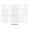 Façade De Cage En Métal 60x40cm - Fauna 1 Façade De Cage En Métal 60x40cm - Fauna -Oiseau Fournitures Boutique facade de cage en metal 60x40cm fauna 14626 fauna birdproducts facade de cage chromee pour la construction de batteries pour bec