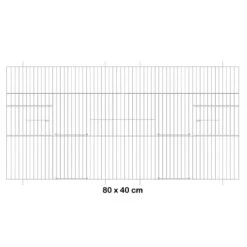 Façade De Cage En Métal 80x40cm - Fauna