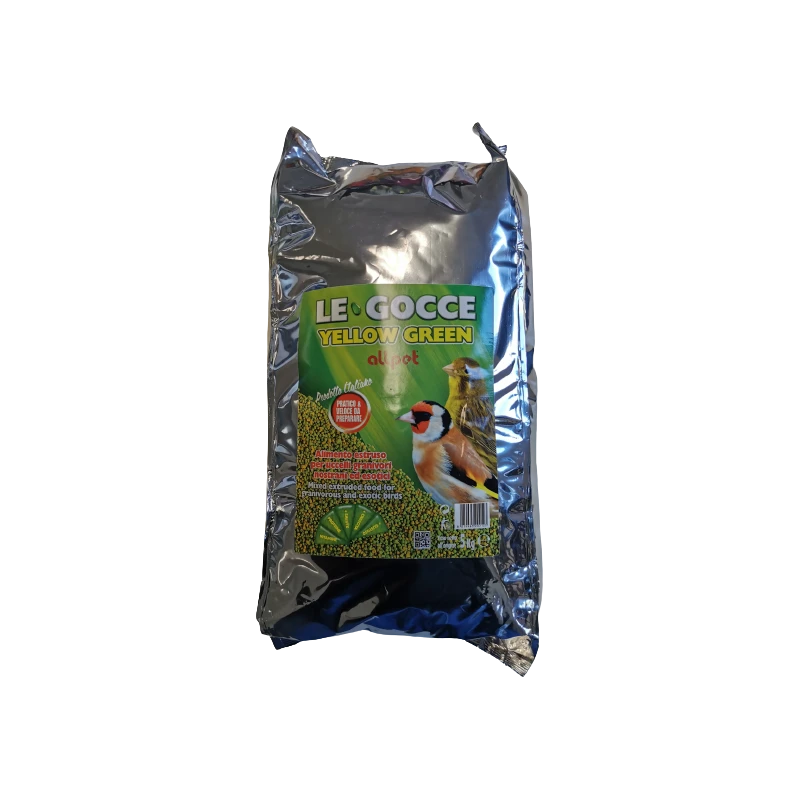 Le Gocce Jaune/vert Remplace Les Graines De Germination - Riche En Protéines - Riche En Vitamines 5kg - Allpet 2 Le Gocce Jaune/vert Remplace Les Graines De Germination - Riche En Protéines - Riche En Vitamines 5kg - Allpet