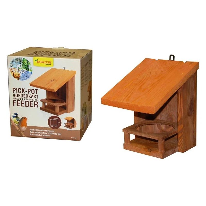 Maison D'alimentation Pot Détenteur, Simple Toit Foncée - Benelux 3 Maison D'alimentation Pot Détenteur, Simple Toit Foncée - Benelux