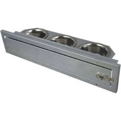 Mangeoire à Plateau Tournant 3 Bols