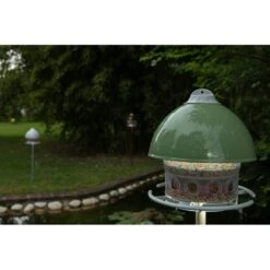 Mangeoire Extérieure Space GARDEN - Modèle Vert - S.T.A. Soluzioni -Oiseau Fournitures Boutique mangeoire exterieure space garden modele vert sta soluzioni m057verde sta soluzioni space garden est une mangeoire exterieure qu 3