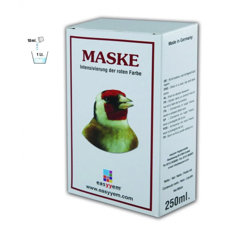 Maske, Colorant Rouge Liquide 500ml - Easyyem 3 Maske, Colorant Rouge Liquide 500ml - Easyyem