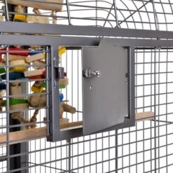 Montana Palace 184x101x185cm 11 Montana Palace 184x101x185cm -Oiseau Fournitures Boutique montana palace 184x101x185cm k35030 wagner montana cages le modele palace est lune des plus grandes cages a perroquets au monde 1 4