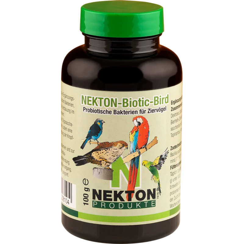 Nekton-Biotic-Bird 100gr - Supplément De Probiotiques Pour Oiseaux - Nekton 3 Nekton-Biotic-Bird 100gr - Supplément De Probiotiques Pour Oiseaux - Nekton
