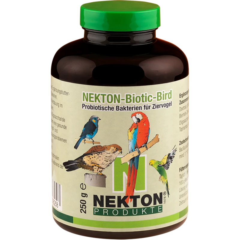 Nekton-Biotic-Bird 250gr - Supplément De Probiotiques Pour Oiseaux - Nekton 3 Nekton-Biotic-Bird 250gr - Supplément De Probiotiques Pour Oiseaux - Nekton