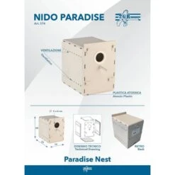 Nid Pour Perruche En Plastique, Démontable Et Lavable - 2G-R -Oiseau Fournitures Boutique nid pour perruche en plastique demontable et lavable 2g r art 374 2g r nid entierement en plastique pour perruches ondulees ou a 2