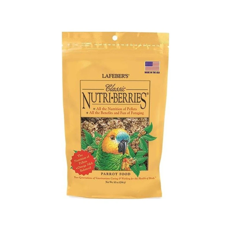 Nutri-Berries Classic Perroquet 284gr - Lafeber's 3 Nutri-Berries Classic Perroquet 284gr - Lafeber's