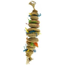 Tube En Sisal Avec Carton Et Coco Multicolore L/36,8x8,9x8,9cm - Duvo+